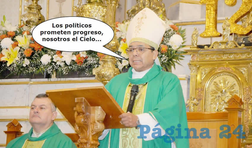 Fotografía satírica con dialogos añadidos a la imagen original.
