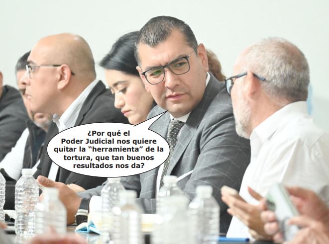 Fotografía satírica con dialogos añadidos a la imagen original.