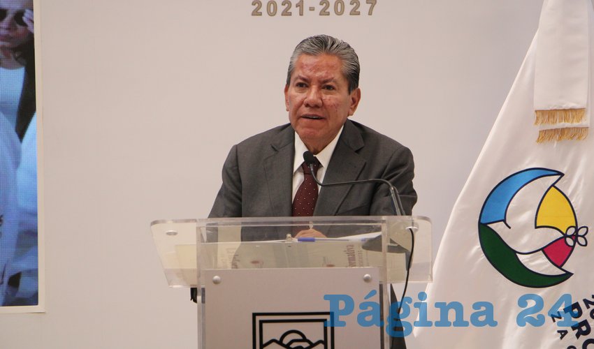 El Gobernador David Monreal Ávila (Foto: Rocío Castro Alvarado)